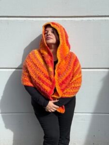 Tessitrice di incanti con mantella deep fire