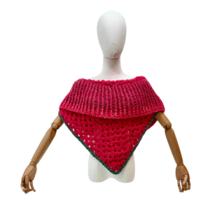 Poncho fragola fronte